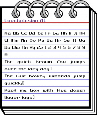 Lovelydesign AL animated font preview Lovelydesign AL animated font preview