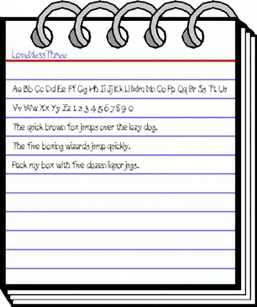 LoveNessThree Medium animated font preview LoveNessThree Medium animated font preview