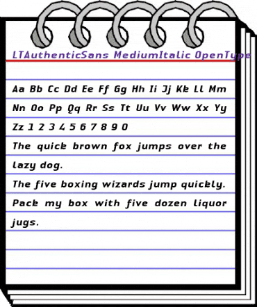 LTAuthenticSans Medium Regular animated font preview LTAuthenticSans Medium Regular animated font preview