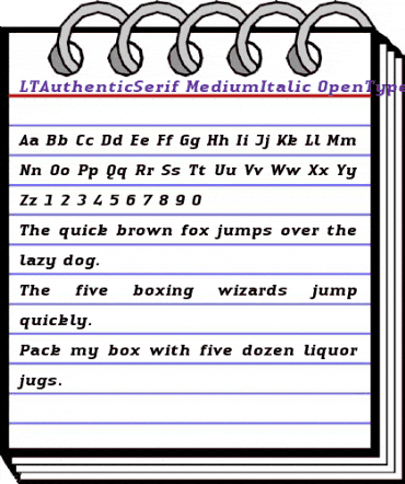 LTAuthenticSerif Medium Regular animated font preview LTAuthenticSerif Medium Regular animated font preview