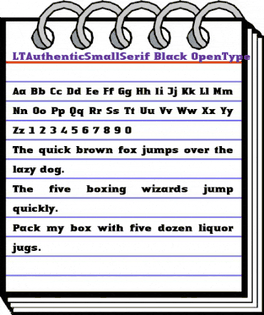LTAuthenticSmallSerif Medium Regular animated font preview LTAuthenticSmallSerif Medium Regular animated font preview