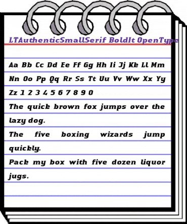 LTAuthenticSmallSerif Regular animated font preview LTAuthenticSmallSerif Regular animated font preview