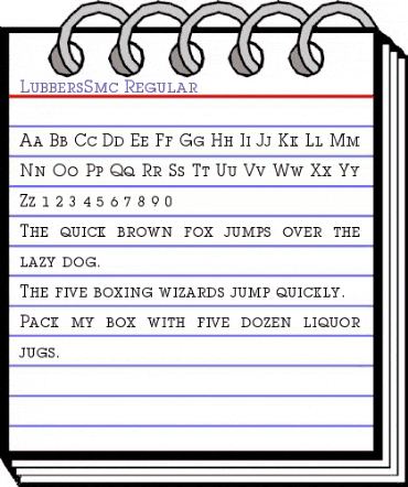 LubbersSmc Regular animated font preview