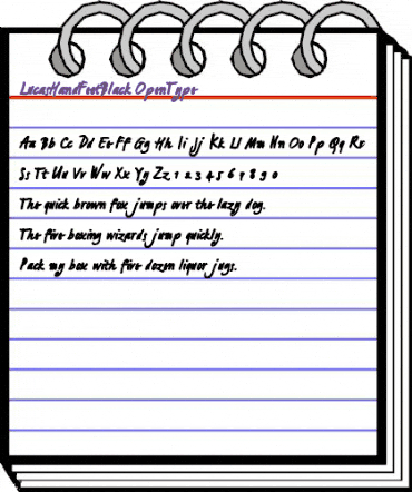 LucasHandFeetBlack Regular animated font preview LucasHandFeetBlack Regular animated font preview