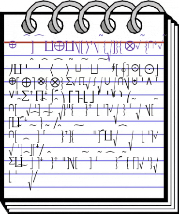 Lucida Math Extension animated font preview Lucida Math Extension animated font preview