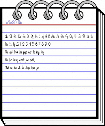 LucyFont95 Bold animated font preview LucyFont95 Bold animated font preview