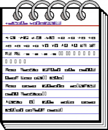 LudlowDingbats Regular animated font preview