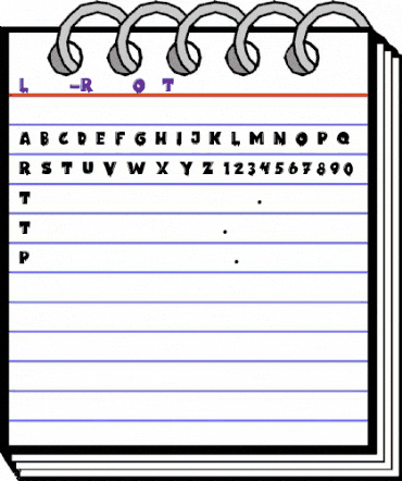 Lukalama Regular animated font preview