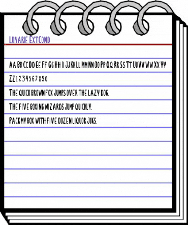 Lunarie ExtCond Lunarie ExtCond animated font preview