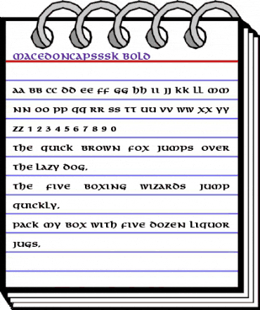 MacedonCapsSSK Bold animated font preview MacedonCapsSSK Bold animated font preview