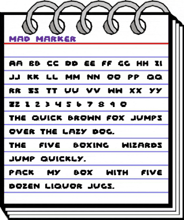 Mad Marker Regular animated font preview Mad Marker Regular animated font preview