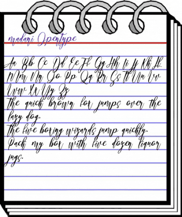 madani Regular animated font preview madani Regular animated font preview