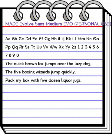 MADE Evolve Sans EVO Medium animated font preview MADE Evolve Sans EVO Medium animated font preview