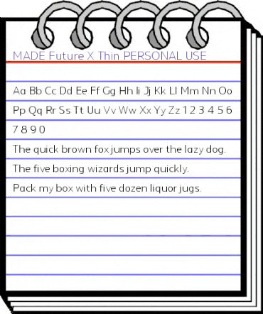 MADE Future X Thin animated font preview MADE Future X Thin animated font preview