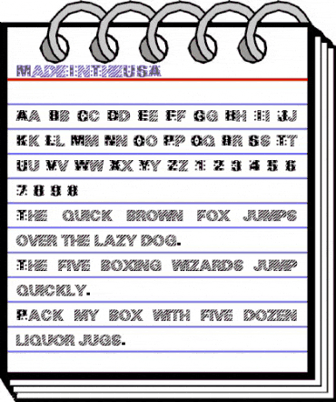 MadeInTheUSA Medium animated font preview MadeInTheUSA Medium animated font preview