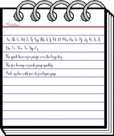 Madelina Script Regular animated font preview Madelina Script Regular animated font preview