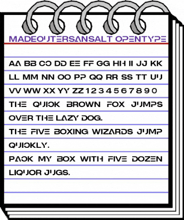 MADE Outer Sans Alt Regular animated font preview MADE Outer Sans Alt Regular animated font preview