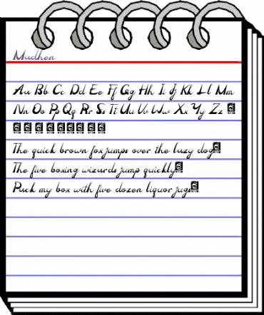 Madhen Regular animated font preview