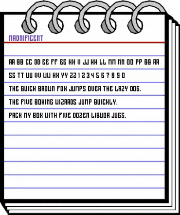 Madnificent Regular animated font preview Madnificent Regular animated font preview