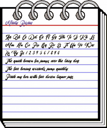 Mady Risaw Regular animated font preview Mady Risaw Regular animated font preview