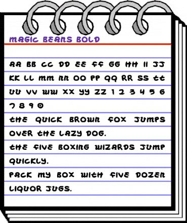 Magic Beans Bold Bold animated font preview Magic Beans Bold Bold animated font preview
