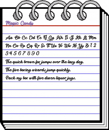 Magic Candy Regular animated font preview Magic Candy Regular animated font preview