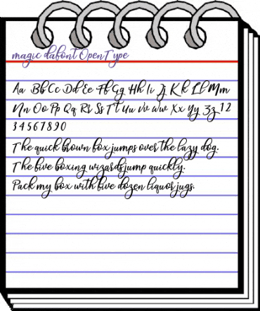 magic Regular animated font preview magic Regular animated font preview