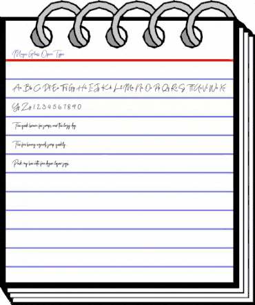 Magic Glass Regular animated font preview