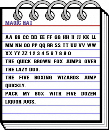 Magic Hat Regular animated font preview Magic Hat Regular animated font preview