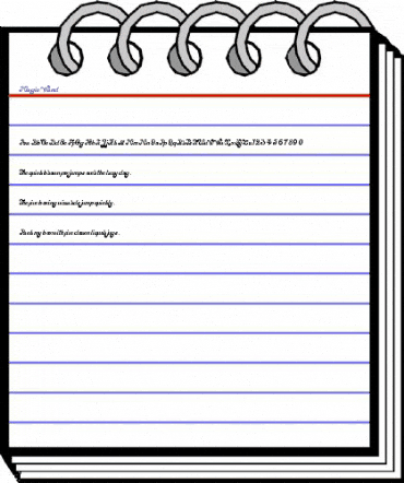 Magic Wand Regular animated font preview