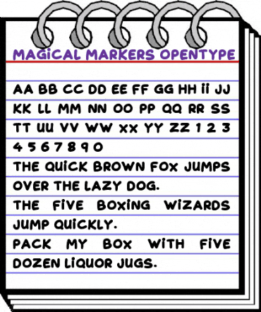 Magical Markers Regular animated font preview Magical Markers Regular animated font preview