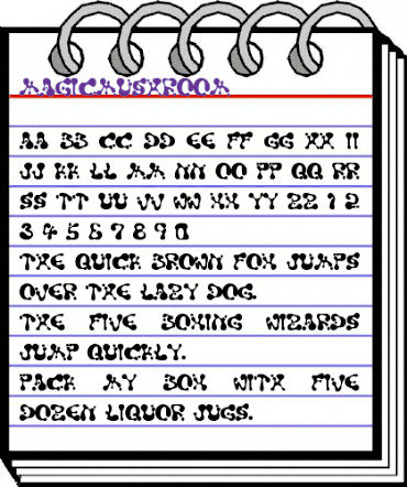 magicmushroom Regular animated font preview