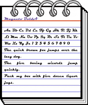 Magneto BoldA animated font preview Magneto BoldA animated font preview