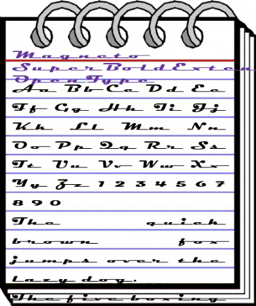 Magneto SuperBoldExtended animated font preview Magneto SuperBoldExtended animated font preview