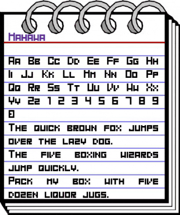 Mahawa Regular animated font preview Mahawa Regular animated font preview