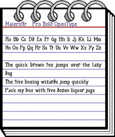 Maiers Nr.21 Pro Bold animated font preview Maiers Nr.21 Pro Bold animated font preview