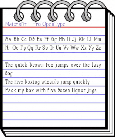 Maiers Nr.21 Pro Regular animated font preview Maiers Nr.21 Pro Regular animated font preview