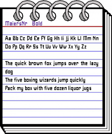 MaiersNr8 Bold animated font preview MaiersNr8 Bold animated font preview