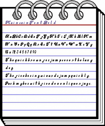 Mainsain Font Bold animated font preview Mainsain Font Bold animated font preview
