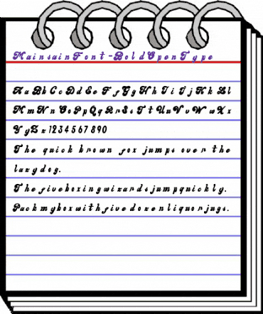 Mainsain Font Bold animated font preview Mainsain Font Bold animated font preview