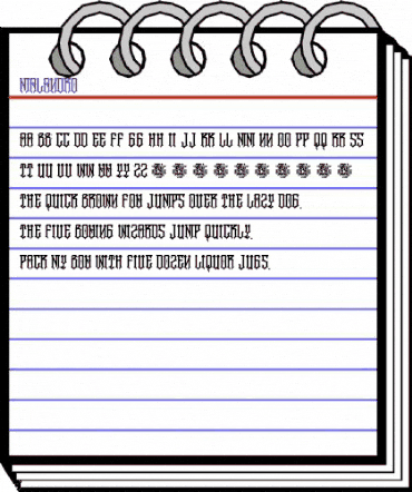 Malandro Regular animated font preview