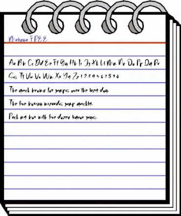 Malinga FREE Regular animated font preview