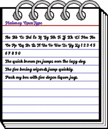 Maloney Regular animated font preview Maloney Regular animated font preview