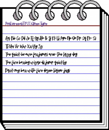 Ma Lorena FREE Regular animated font preview Ma Lorena FREE Regular animated font preview