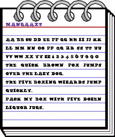 MangaAxt Medium animated font preview MangaAxt Medium animated font preview