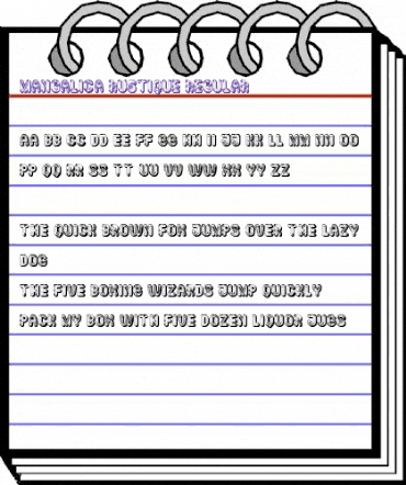 Mangalica Rustique Regular animated font preview Mangalica Rustique Regular animated font preview