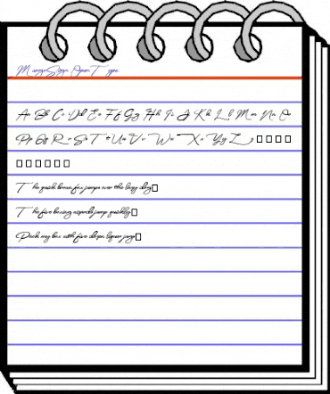 MangoSign Regular animated font preview