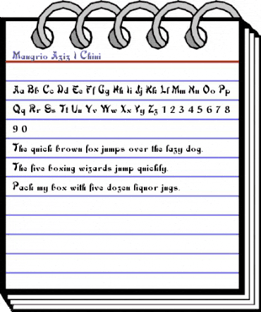 Mangrio-Aziz_I-Chini Regular animated font preview Mangrio-Aziz_I-Chini Regular animated font preview