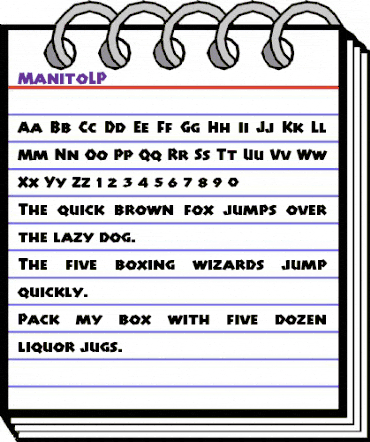 ManitoLP Roman animated font preview ManitoLP Roman animated font preview