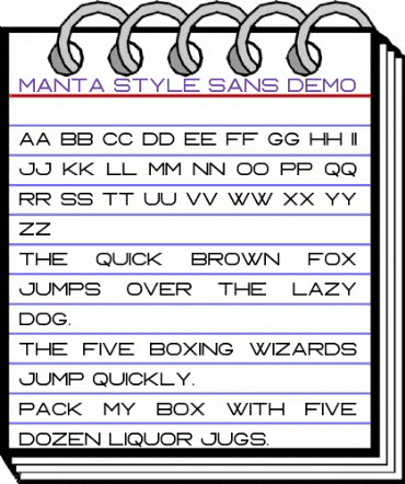 Manta Style Sans DEMO Regular animated font preview Manta Style Sans DEMO Regular animated font preview